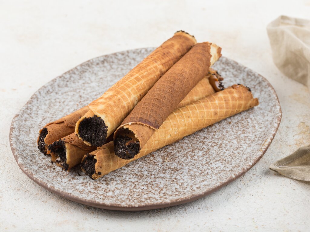 Трубочки со сгущенкой